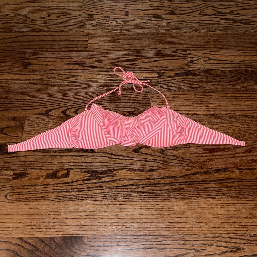 Abercrombie and Fitch Seersucker Bikini Top